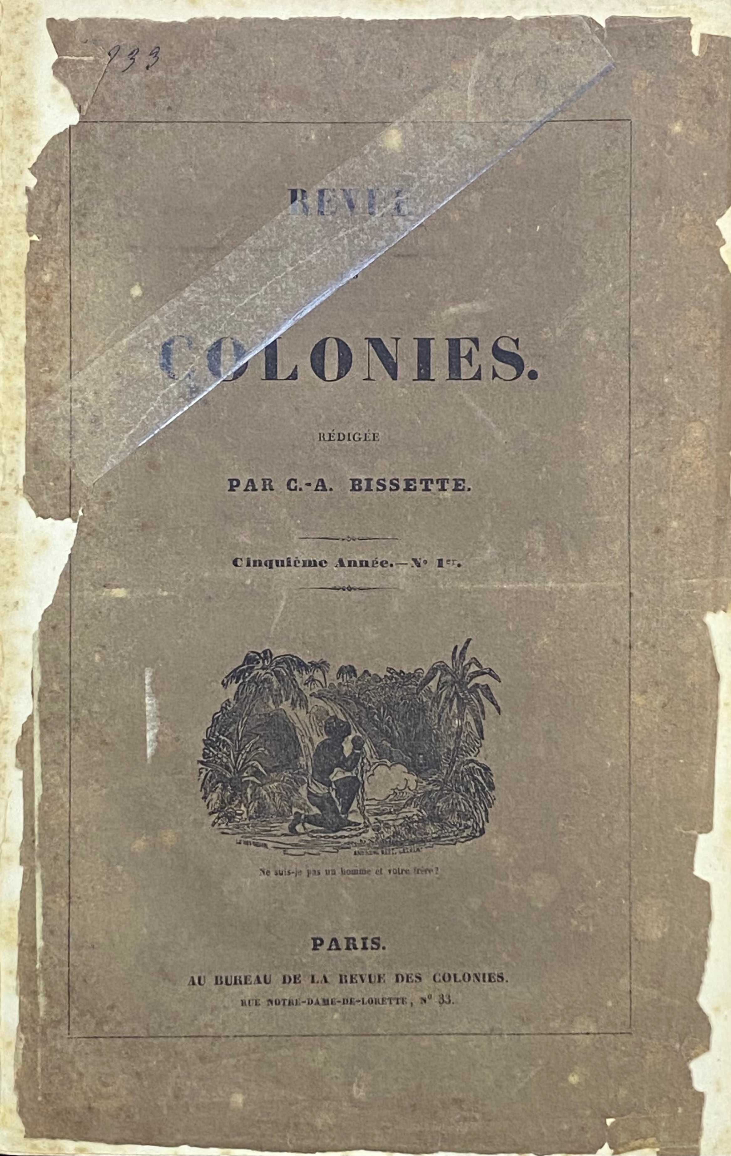 pages from the Revue des Colonies